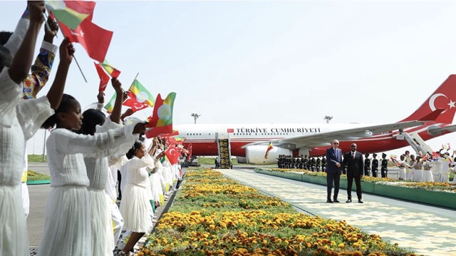 Erdoğan Afrika'da bakın nasıl karşılandı