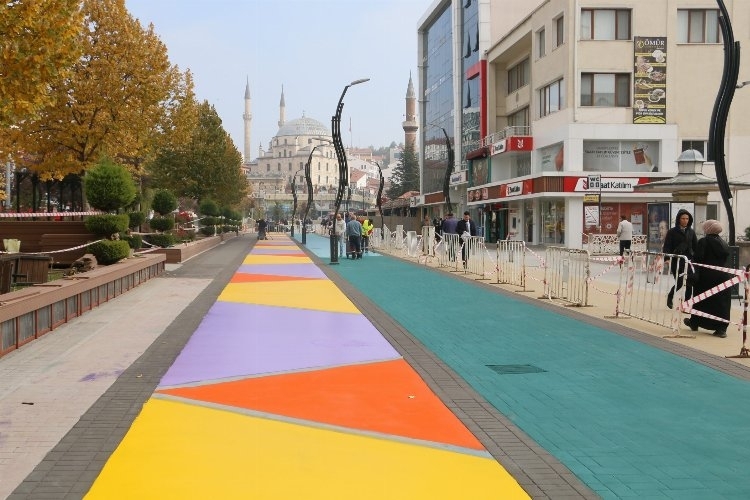  Bolu İzzet Baysal Caddesi Renkleniyor