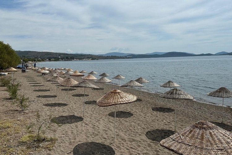 Bodrum'da plajlar yaza hazırlanıyor